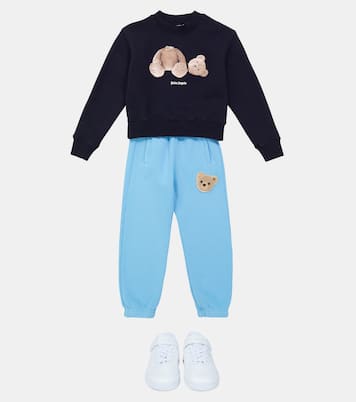 Printed cotton sweatshirt | Palm Angels Kids