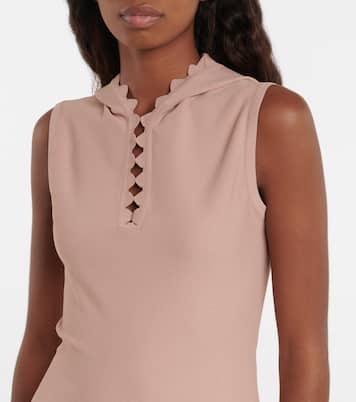 Miniabito in maglia con cappuccio | Alaïa