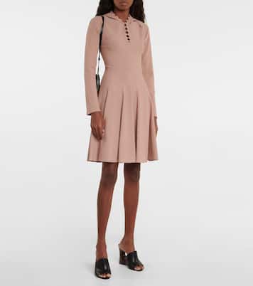 Miniabito in maglia con cappuccio | Alaïa