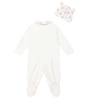 Baby - Tutina, bavaglino e berretto in cotone | Monnalisa