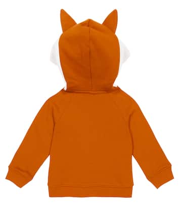 Baby - Felpa in cotone con cappuccio e stampa | Stella McCartney Kids