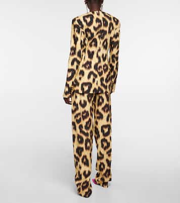 Leopard-print blazer | The Attico