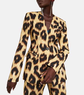 Leopard-print blazer | The Attico