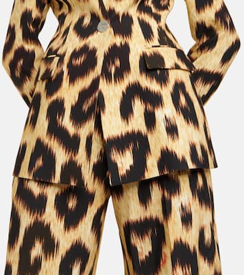 Leopard-print blazer | The Attico