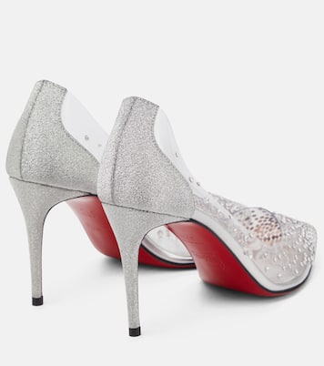 Pumps Degrastrass 85 in PVC con cristalli | Christian Louboutin
