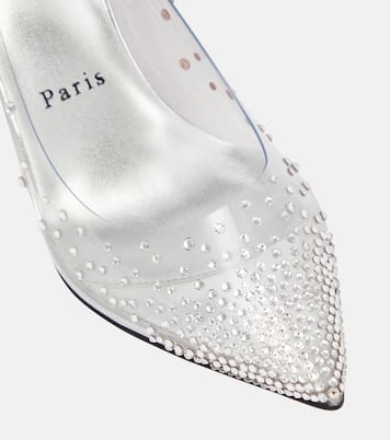 Pumps Degrastrass 85 in PVC con cristalli | Christian Louboutin