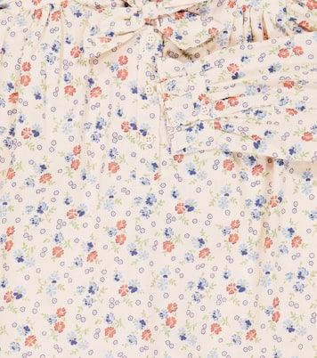 Blouse Folsom en coton à fleurs | Caramel