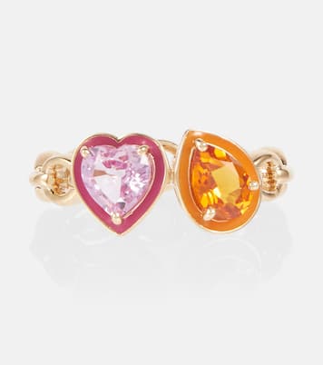Bague Catena en or 18 ct et saphirs | Nadine Aysoy