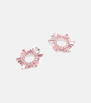 Boucles d’oreilles Begum Mini à cristaux | Amina Muaddi