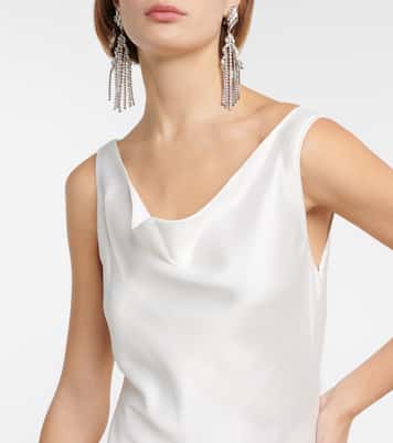 Maria satin gown | Norma Kamali