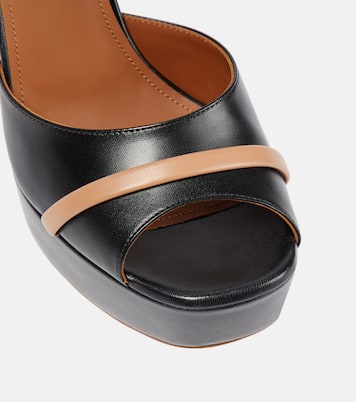 Leather platform sandals | Malone Souliers