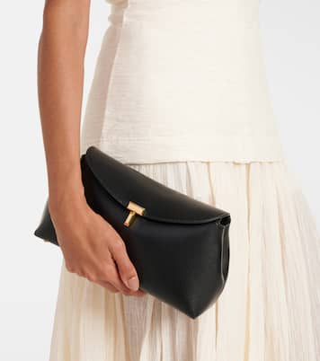 Clutch T-Lock Small in pelle | Toteme