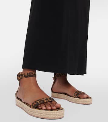 Sandali espadrillas con platform in suede | Gianvito Rossi