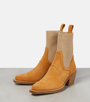 Nellie suede ankle boots | Chloé
