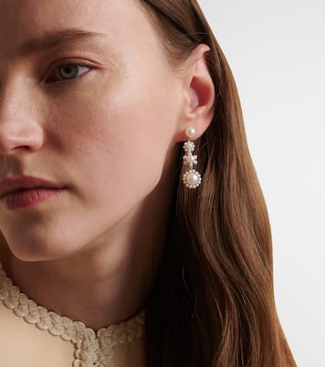 Boucles d’oreilles Fleur Jeanne en or 14 ct et perles d’eau douce | Sophie Bille Brahe
