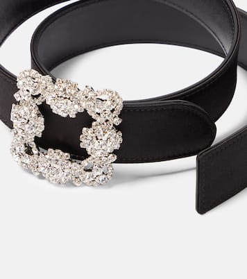 Ceinture Hangisi en satin | Manolo Blahnik