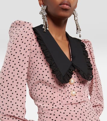 Robe longue en soie | Alessandra Rich