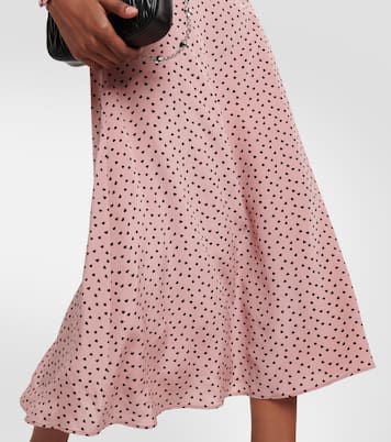 Robe longue en soie | Alessandra Rich