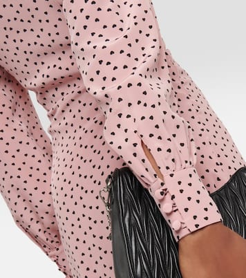 Robe longue en soie | Alessandra Rich