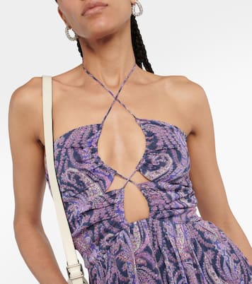 Vestido midi Birona de algodón y seda | Isabel Marant
