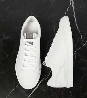 Monili leather sneakers | Brunello Cucinelli