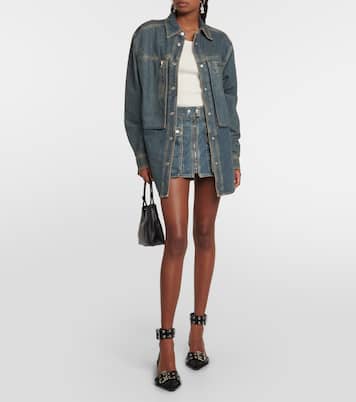 Pumps aus Lederimitat | Ganni