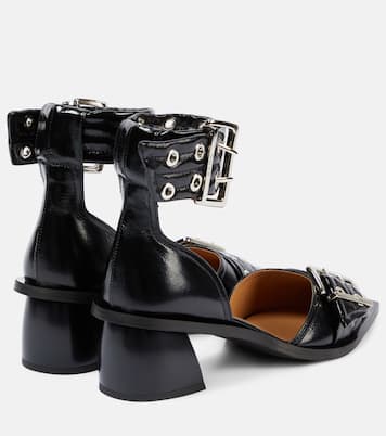 Pumps aus Lederimitat | Ganni