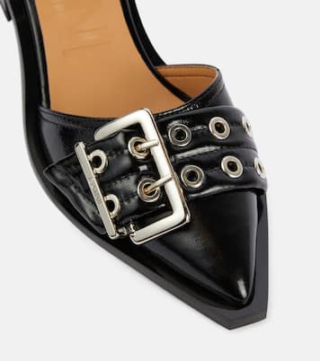 Pumps aus Lederimitat | Ganni