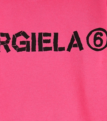 Felpa in cotone con logo | MM6 Maison Margiela Kids
