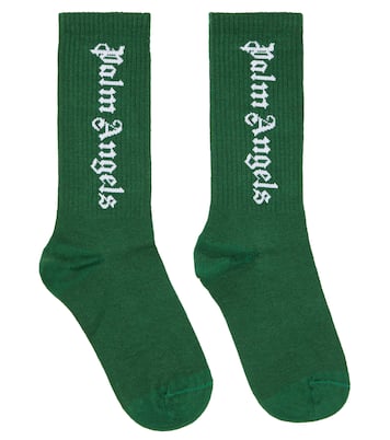 Calcetines de algodón con logo | Palm Angels Kids