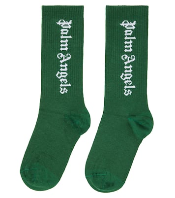 Calcetines de algodón con logo | Palm Angels Kids