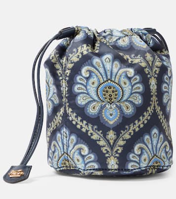 Clutch in raso con stampa | Etro