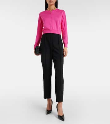 Cardigan aus Seide und Baumwolle | Carolina Herrera