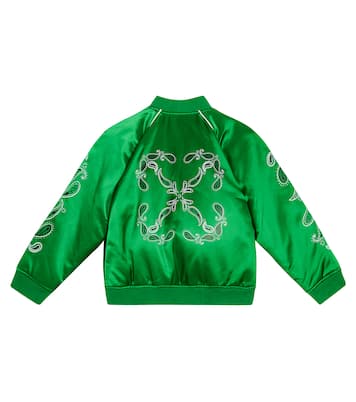 Bandana satin bomber jacket | Off-White Kids