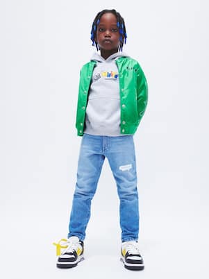 Bandana satin bomber jacket | Off-White Kids