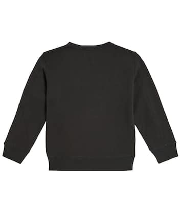 Sweat-shirt Diagonal en coton à logo | C.P. Company Kids