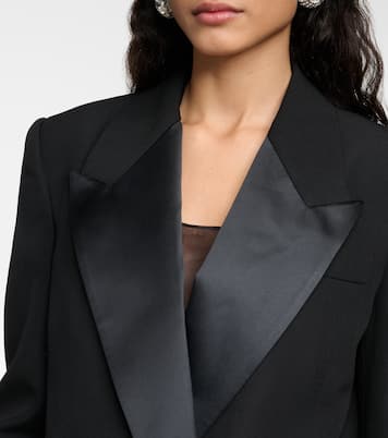 Double-breasted wool tuxedo jacket | Stella McCartney