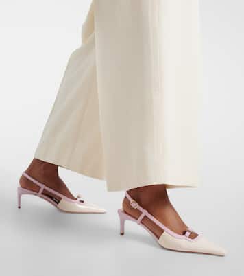 Salones destalonados Viv’ Canard de charol | Roger Vivier