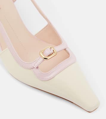 Salones destalonados Viv’ Canard de charol | Roger Vivier