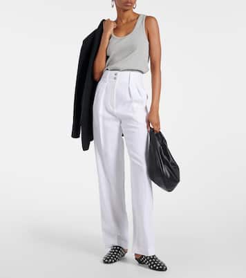 Weite Hose aus Leinen | Loro Piana