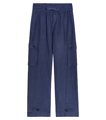 Linen cargo pants | Dolce&Gabbana Kids