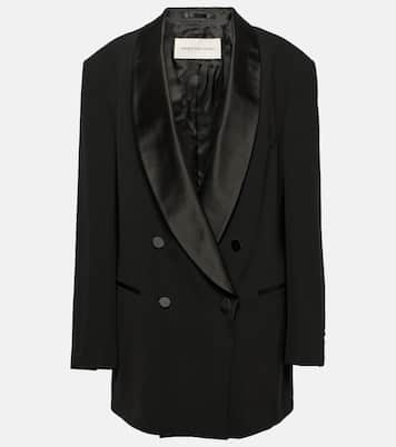 Blazer oversize in misto seta e lana | Dries Van Noten