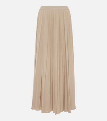 Maesa pleated jersey maxi skirt | Max Mara