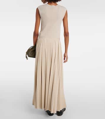 Maesa pleated jersey maxi skirt | Max Mara