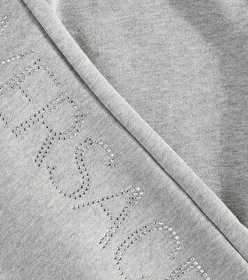 Logo embellished cotton jersey sweatpants | Versace Kids