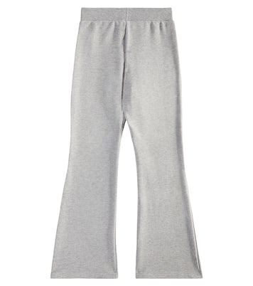Logo embellished cotton jersey sweatpants | Versace Kids