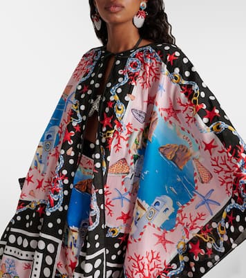 Bedruckter Kaftan Capri aus Baumwolle | Dolce&Gabbana