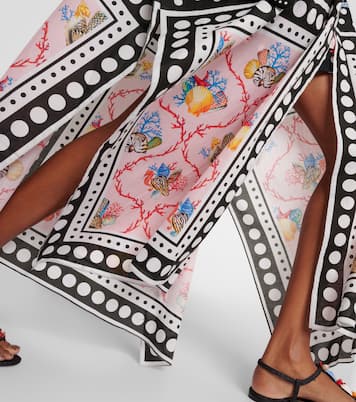 Bedruckter Kaftan Capri aus Baumwolle | Dolce&Gabbana