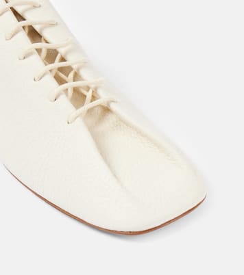 Stringate Souris in pelle | Lemaire