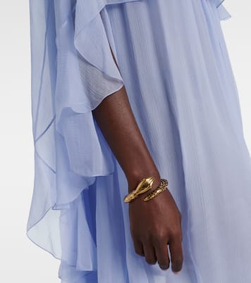 Cintura Script Small in pelle con logo | Chloé